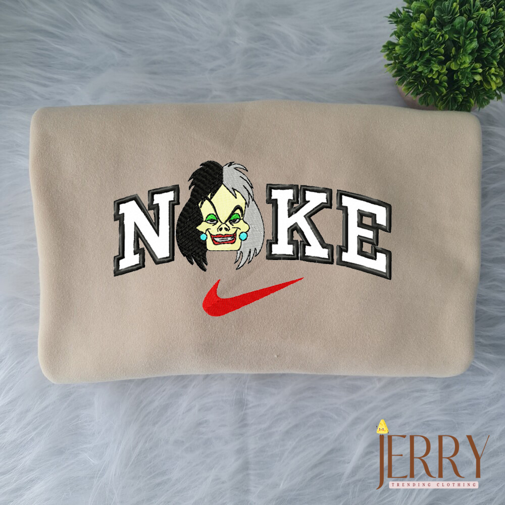 Cruella Disney Nike Embroidered Sweatshirt