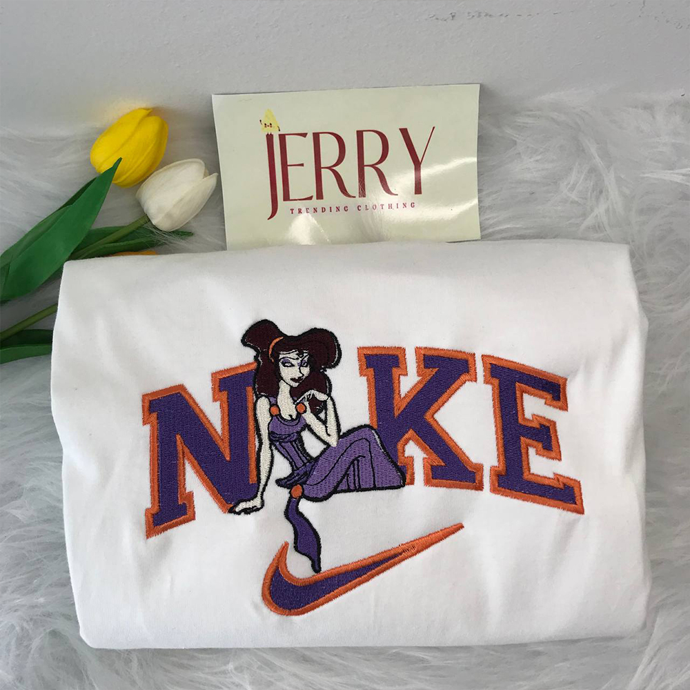 Cheap Megara Disney Nike Embroidered Sweatshirt