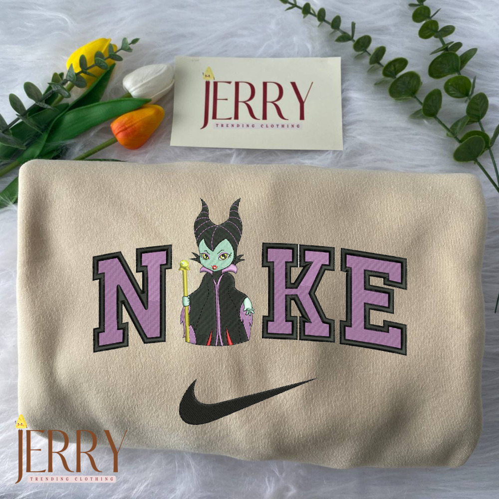 Maleficent Disney Nike Embroidered Sweatshirt