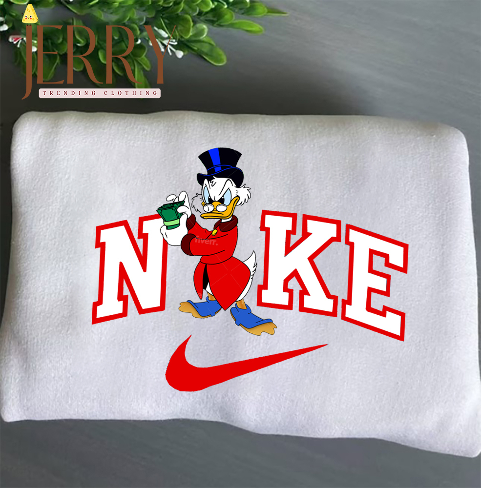 Scrooge Mcduck Disney Nike Embroidered Sweatshirt