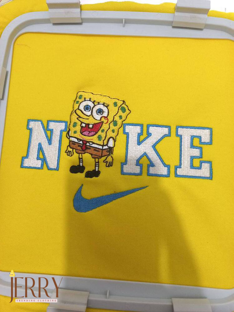 Spongebob Nike Embroidered Sweatshirt