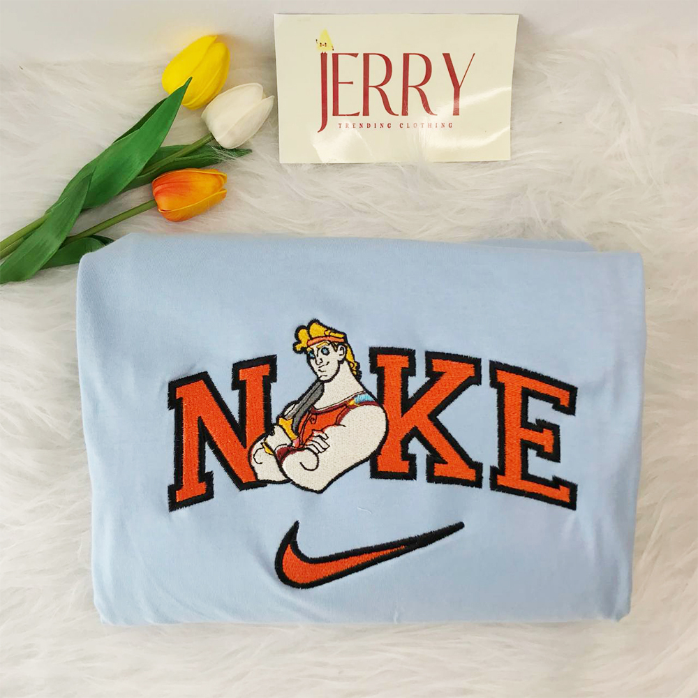 Cheap Hercules Disney Nike Embroidered Sweatshirt