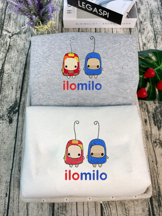 Cute Ilomilo Billie Eilish Embroidered Sweatshirt, Best Gift For Friend