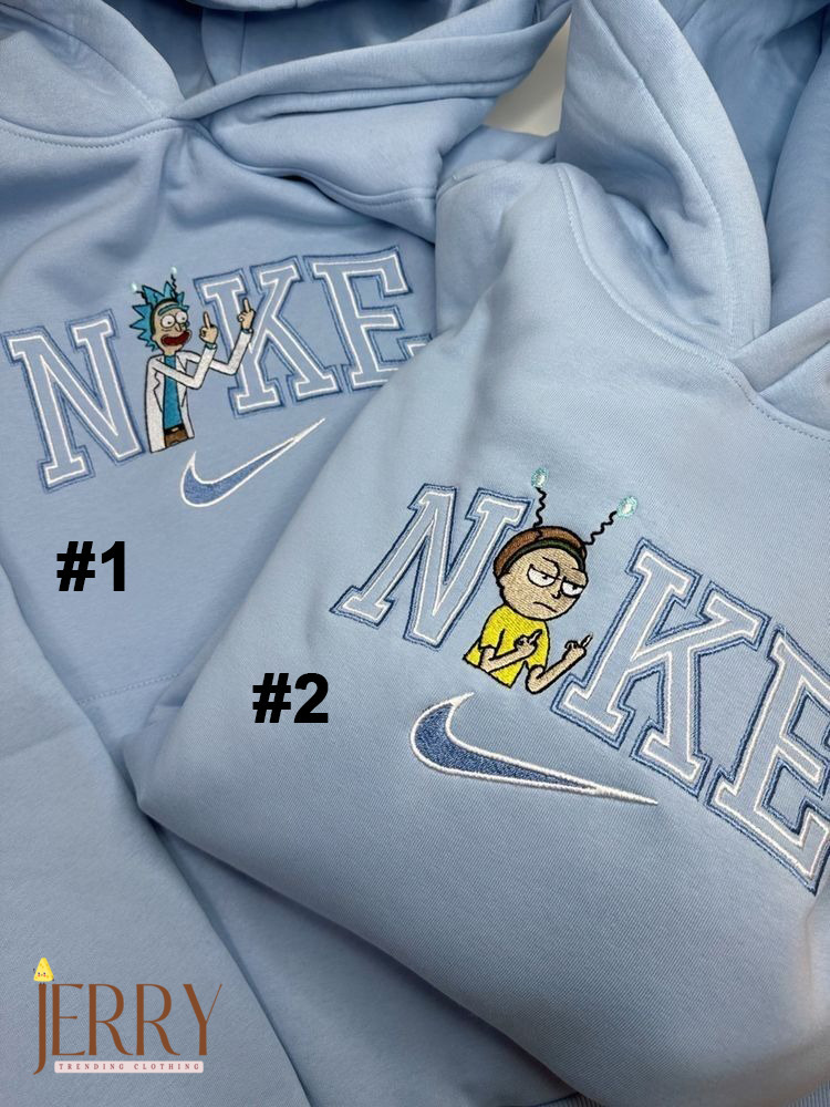 Rick And Morty Couple Hoodies Crewneck Sweatshirts